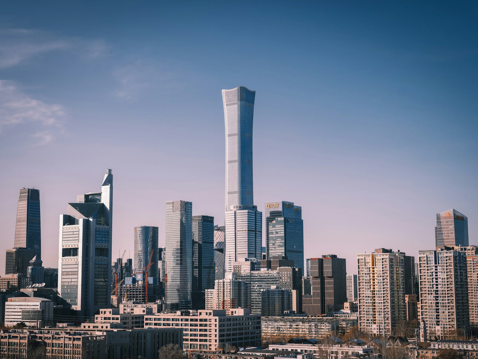 The Beijing skyline — home of the MIIT, which administers China's ICP regime
